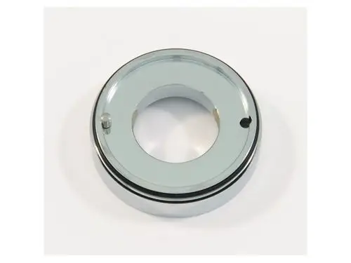 Verchromter Erweiterungsring für Brausestangen von Ideal Standard, mit einem Innenring und Aussparungen zur sicheren Befestigung und Stabilisierung.